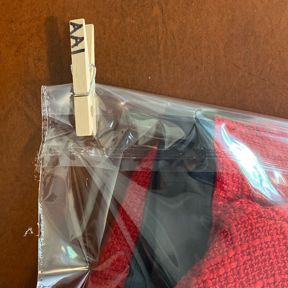 Tuckernuck POMANDER PLACE Red Coco Tweed Bow Dress size L NWT old money - Picture 7 of 8